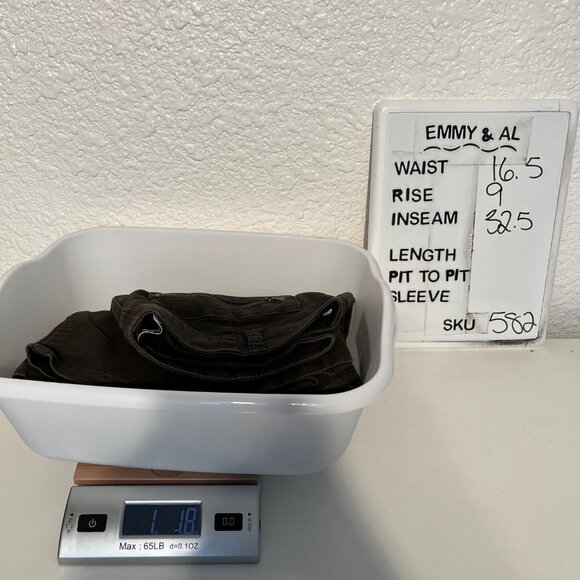 Cabi Womens Stadium Wide Leg Pant Size 8 Brown Flare Zipper Ankle Casual #184 - Picture 14 of 14